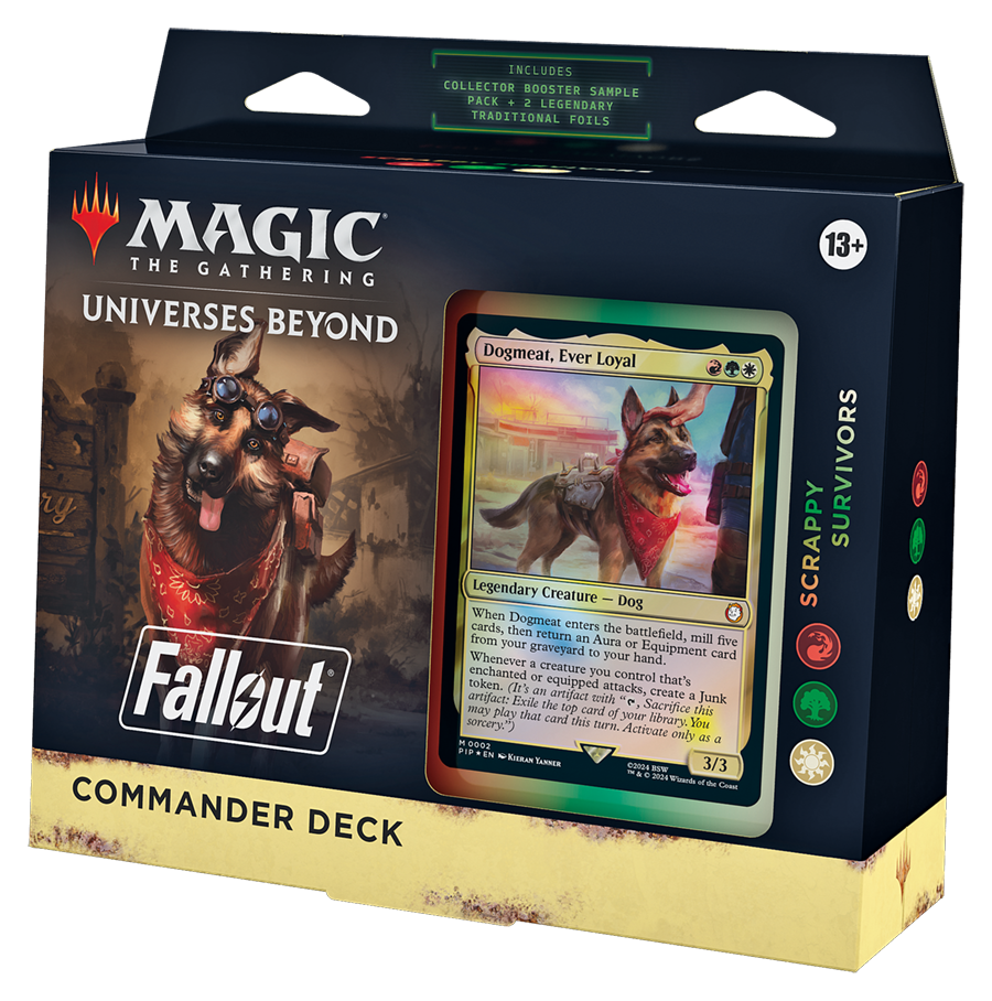 Magic: The Gathering: Fallout – Commander Deck: Scrappy Survivors – Engels
